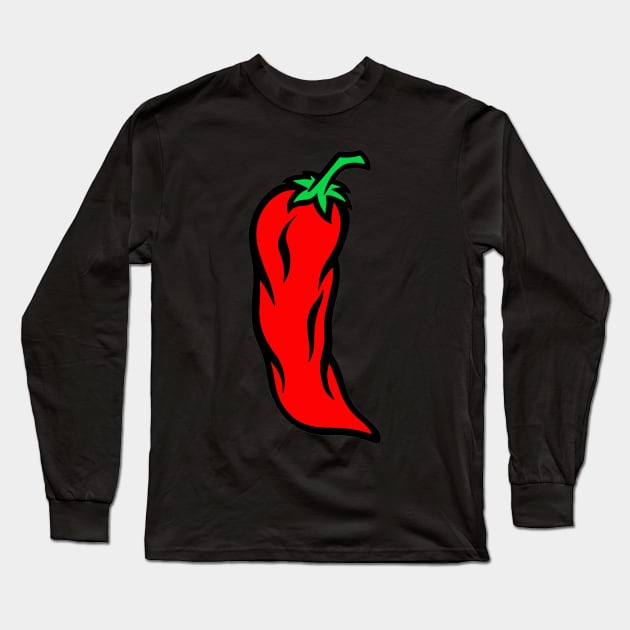 Chilli Long Sleeve T-Shirt by ArtShare